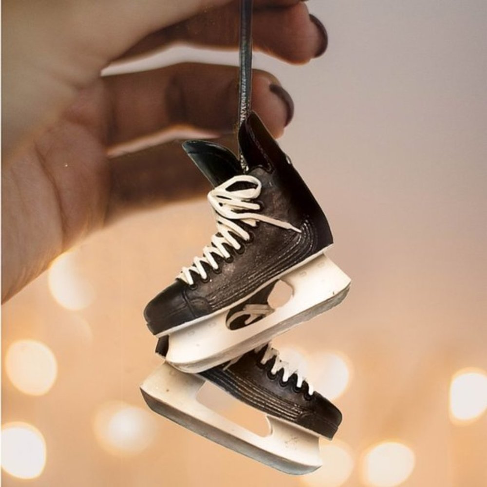Hockey Skates Winter Ornament